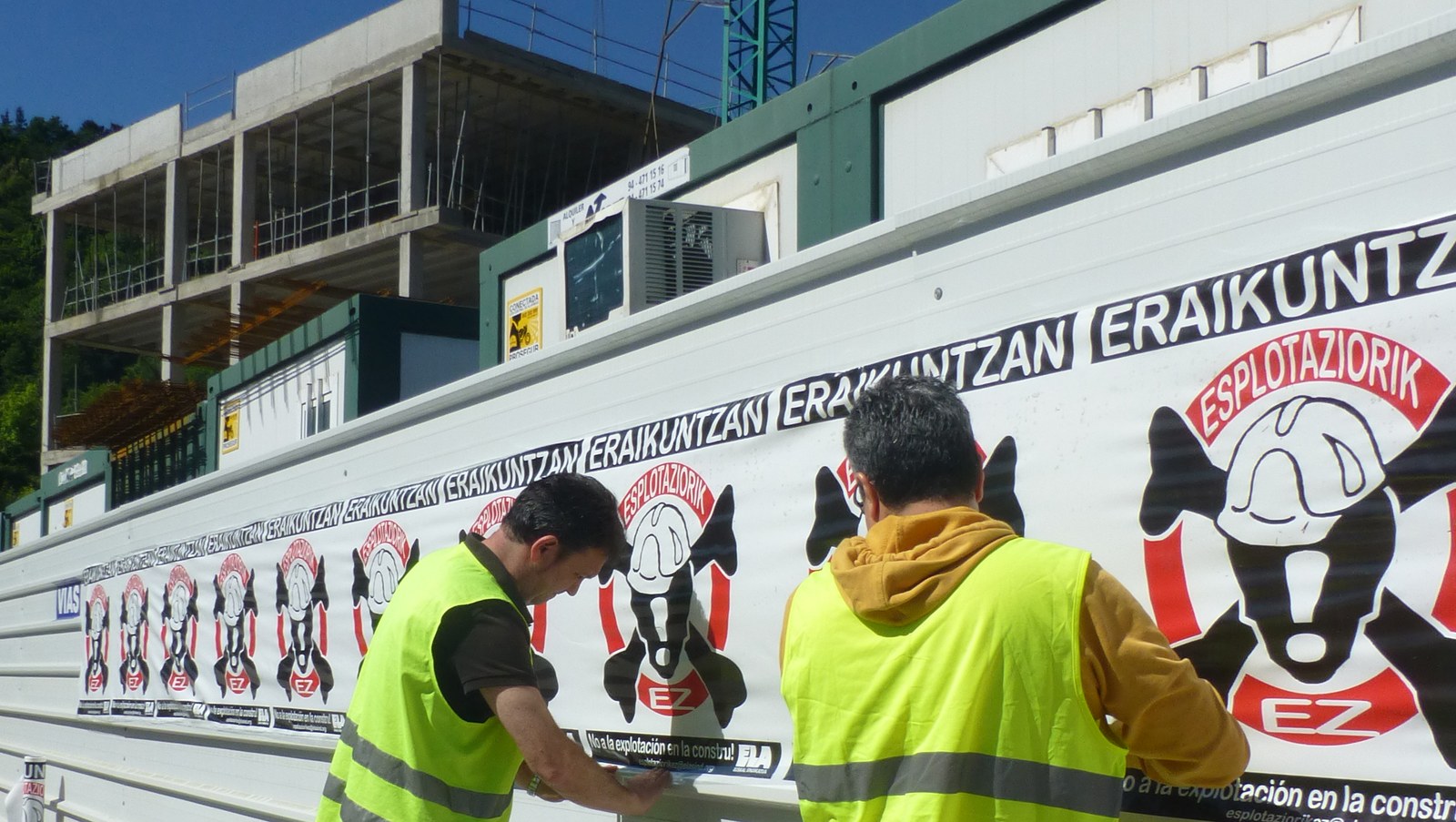 El Gobierno vasco favorece la precariedad y la destrucción de empleo en la obra pública