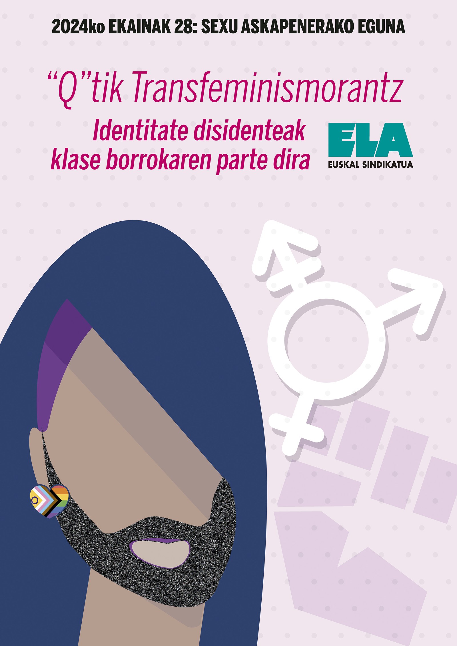 ELA celebrará el día del orgullo o LGTBI este 27 de junio en Tabakalera, Donostia