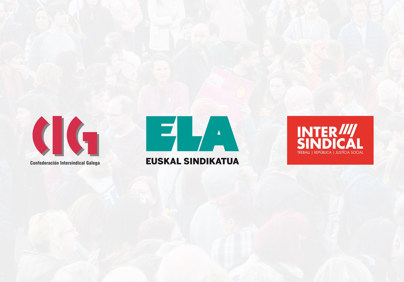 ELA, CIG y CSC impulsan una campaña conjunta para exigir la derogación de la reforma laboral ELA, CIG y CSC impulsan una campaña conjunta para exigir la derogación de la reforma laboral