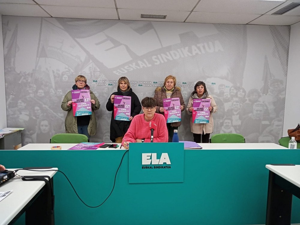 ELA convoca 20 días de huelga en la limpieza del Onkologikoa de Donostia