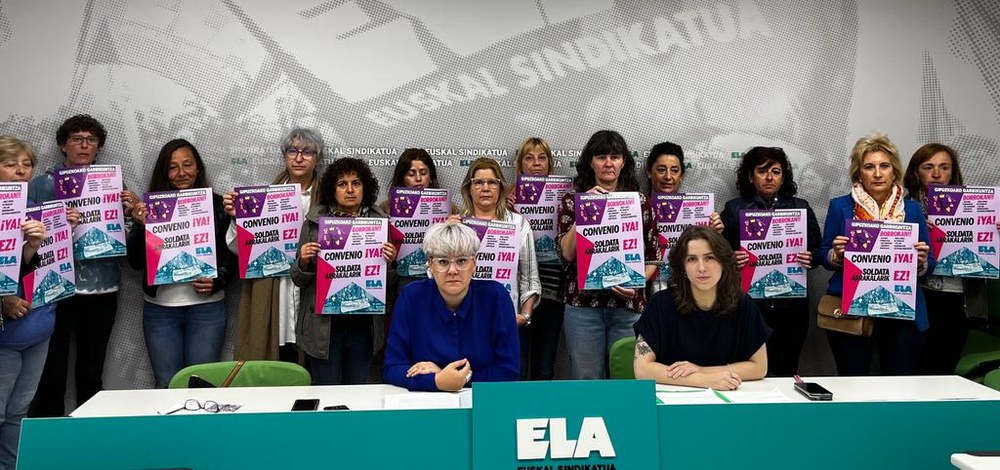 ELA convoca huelga en el sector de limpieza de edificios y locales del 22 al 28 de mayo