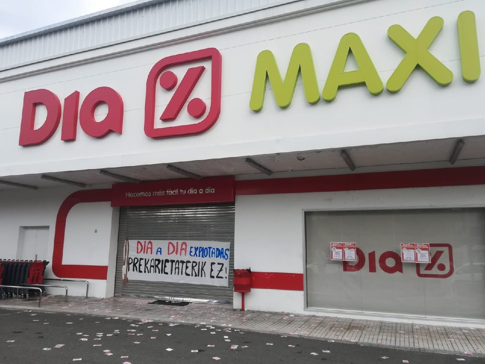 ELA convoca huelga en Supermercados DIA de Bizkaia y Gipuzkoa el 17 de diciembre