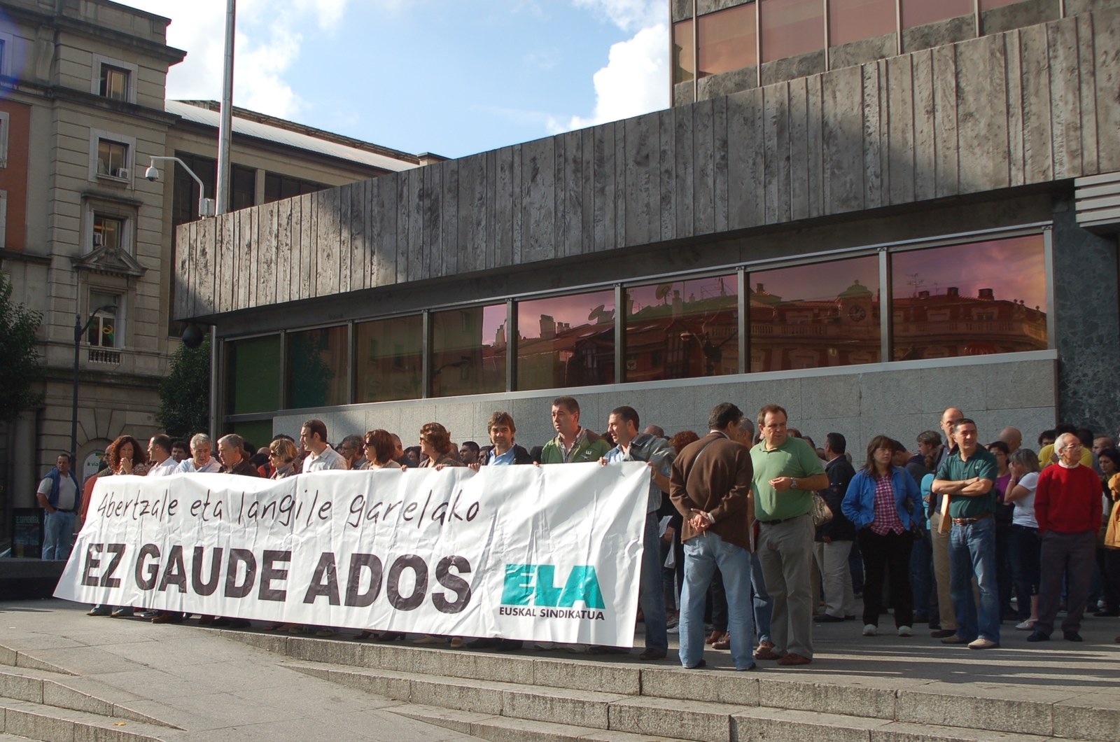 ELA convoca una concentración para mañana, en protesta por los atentados de este fin de semana