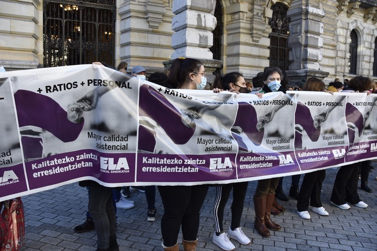 ELA convoca una segunda jornada de huelga en las residencias de Bizkaia para el próximo 8 de febrero ELA convoca una segunda jornada de huelga en las residencias de Bizkaia para el próximo 8 de febrero