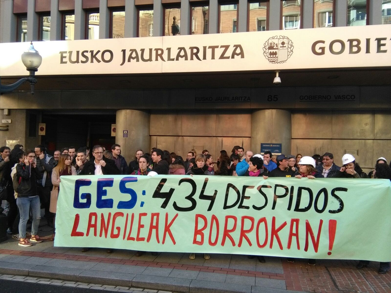 ELA denuncia el despido de 453 trabajadores de GES