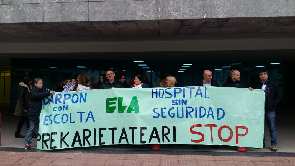 ELA denuncia la eventualidad en el Hospital de Gernika