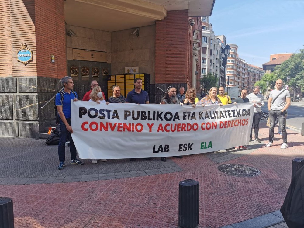 ELA denuncia la pretensión de Correos de empeorar las condiciones laborales de la plantilla