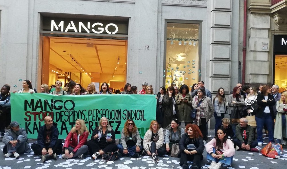 ELA denuncia los despidos y la persecución sindical en Mango