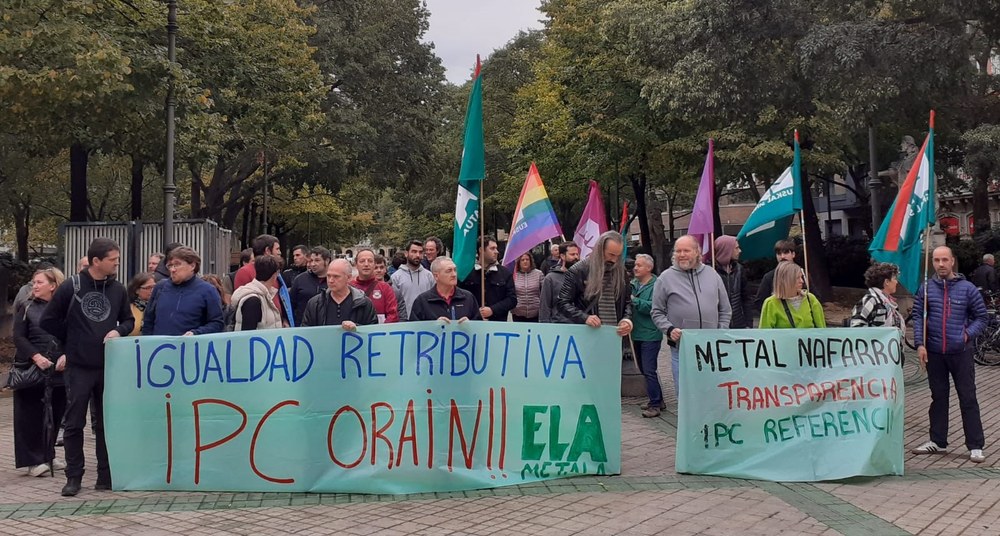 ELA denuncia que el acuerdo de UGT y CCOO en el Convenio del Metal de Navarra supone perder poder adquisitivo