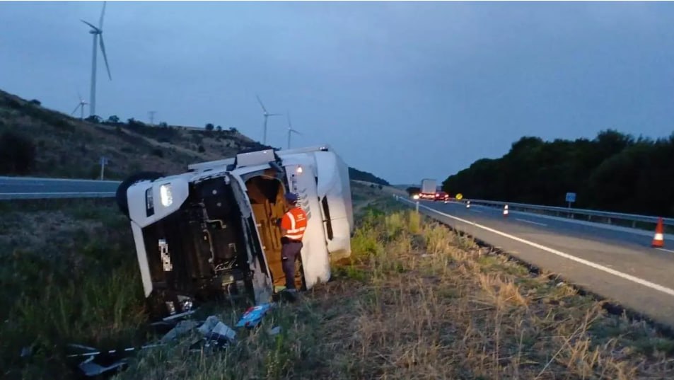 ELA denuncia que este año ya han fallecido en Navarra casi tantos transportistas como en todo 2024
