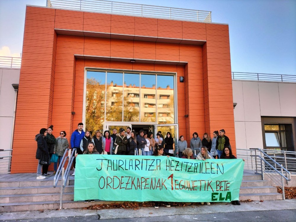 ELA denuncia que no se realizan sustituciones en varios centros