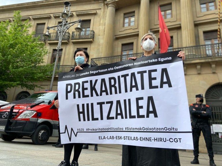 ELA denuncia que  un trabajador de la UTE Donostiako Garbiketa ha fallecido tras sentirse indispuesto