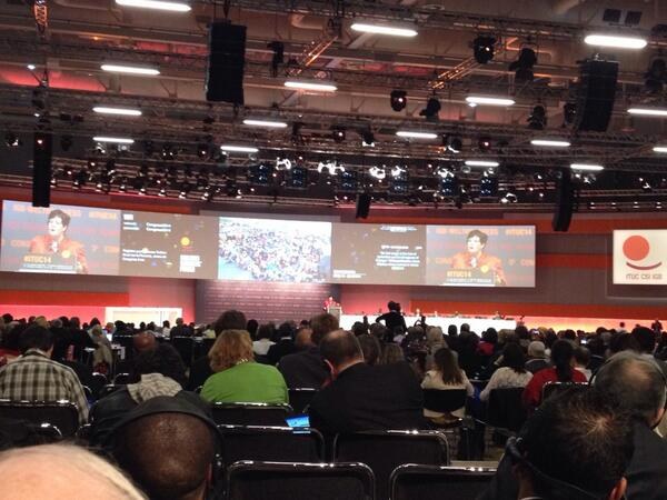 ELA en el Congreso de la Confederación Sindical Internacional en Berlin