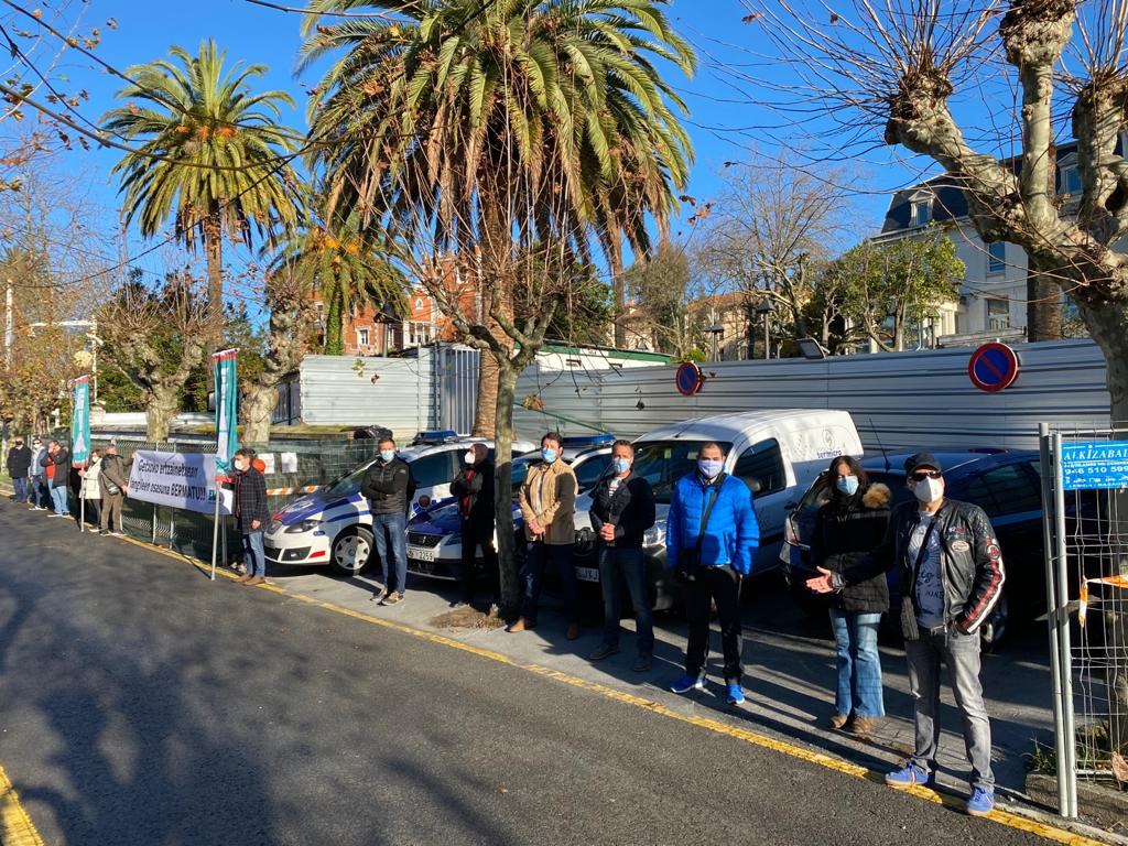 ELA-Ertzaintza denuncia ante la Inspección la falta de seguridad en los barracones de Getxo ELA-Ertzaintza denuncia ante la Inspección la falta de seguridad en los barracones de Getxo