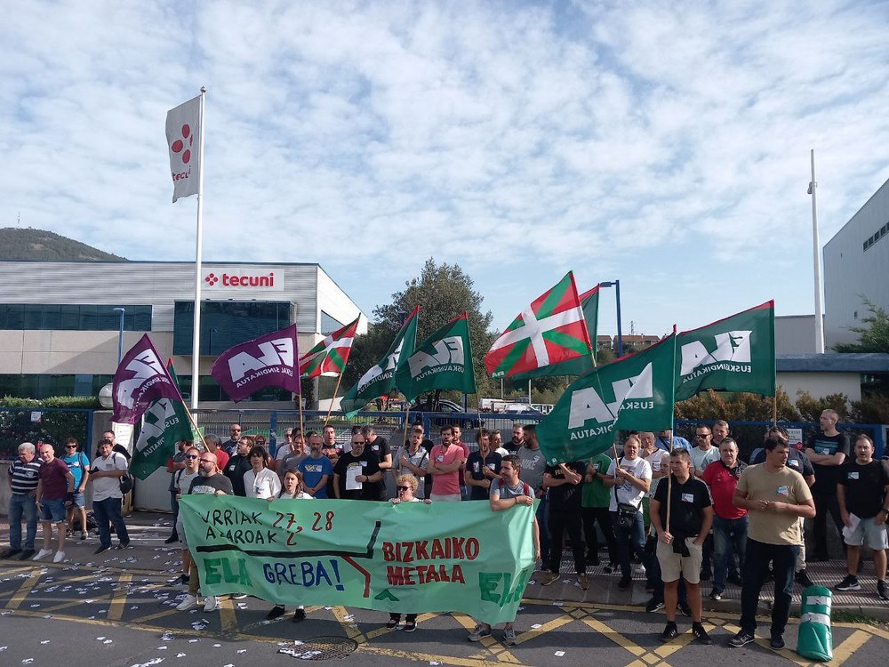 ELA exige a la patronal del Metal de Bizkaia un Convenio con contenidos que repartan justamente la riqueza