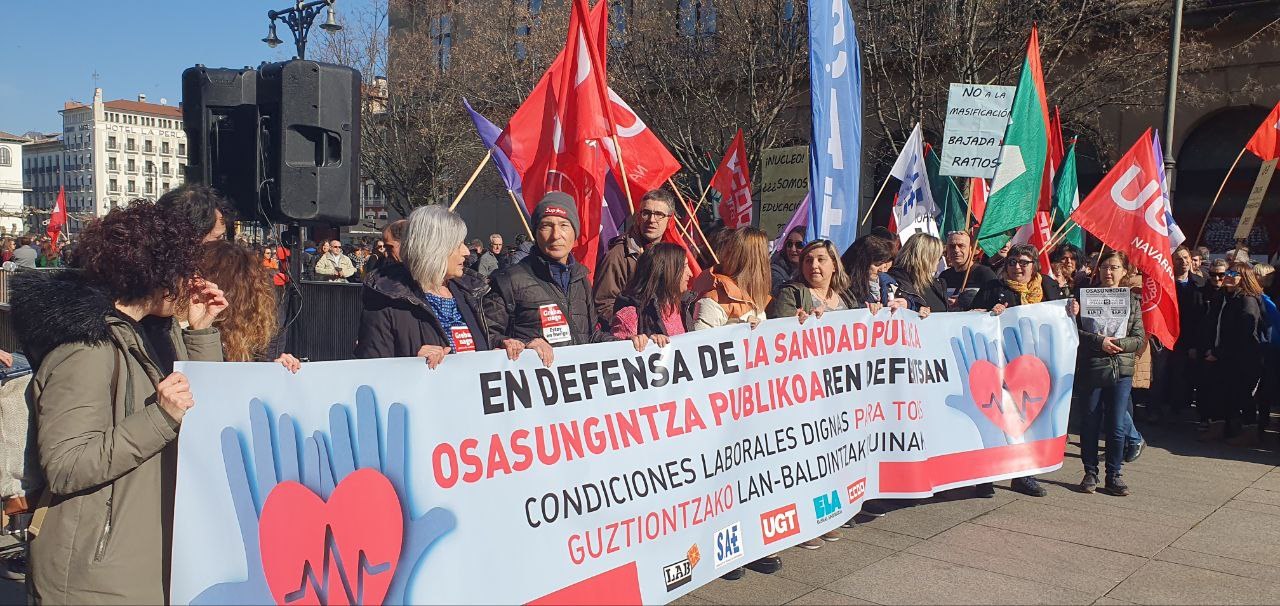 ELA exige al Gobierno de Navarra que no busque excusas: “Tiene competencias y tiene dinero” ELA exige al Gobierno de Navarra que no busque excusas: “Tiene competencias y tiene dinero”