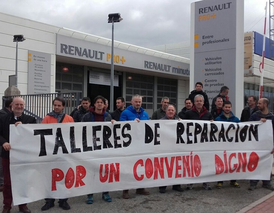 ELA firma el convenio de talleres de reparación de Navarra ELA firma el convenio de talleres de reparación de Navarra
