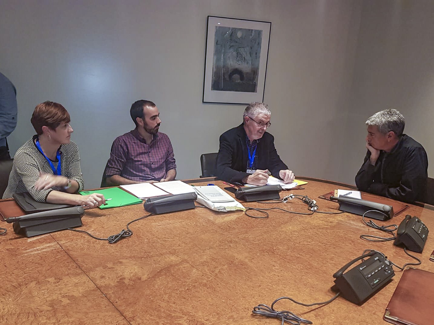 ELA ha abordado en Madrid la estatalización de la negociación colectiva con PSOE, Unidos Podemos, EH Bildu, PdCAT y ERC