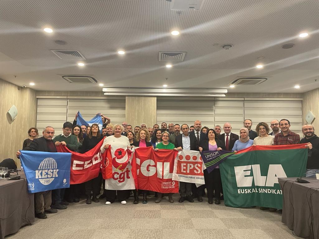 ELA ha formado parte de la delegación internacional invitada al 11º congreso del sindicato KESK de Turquia ELA ha formado parte de la delegación internacional invitada al 11º congreso del sindicato KESK de Turquia