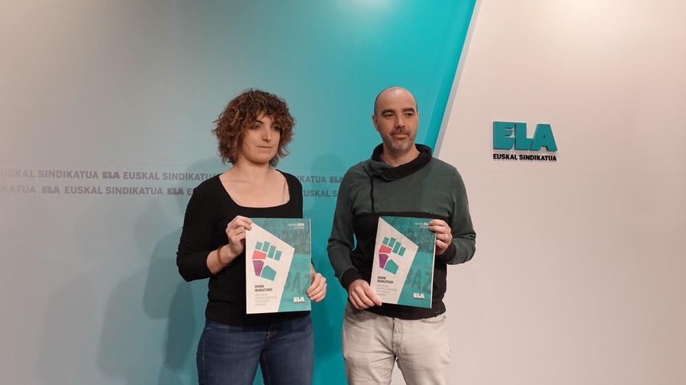 ELA ha logrado salarios de 1.400 euros como mínimo en todos los convenios firmados en 2024 (225 de empresa y 15 sectoriales)