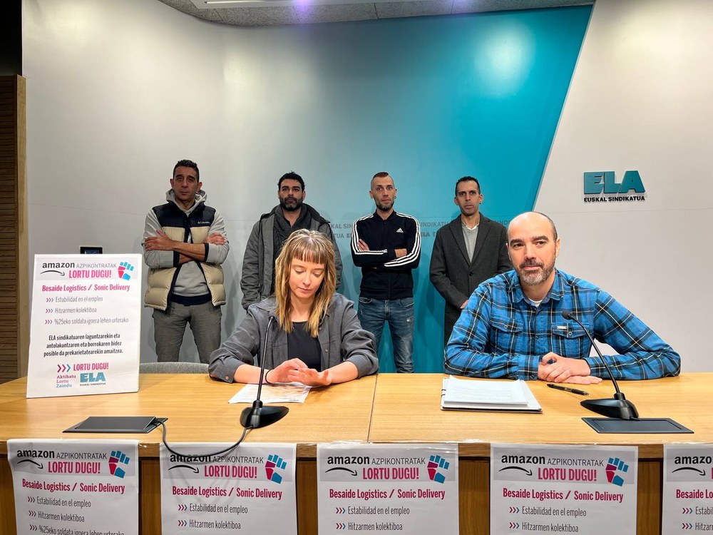 ELA hace frente al modelo precario de contratación de Amazon y logra garantizar el empleo en dos subcontratas