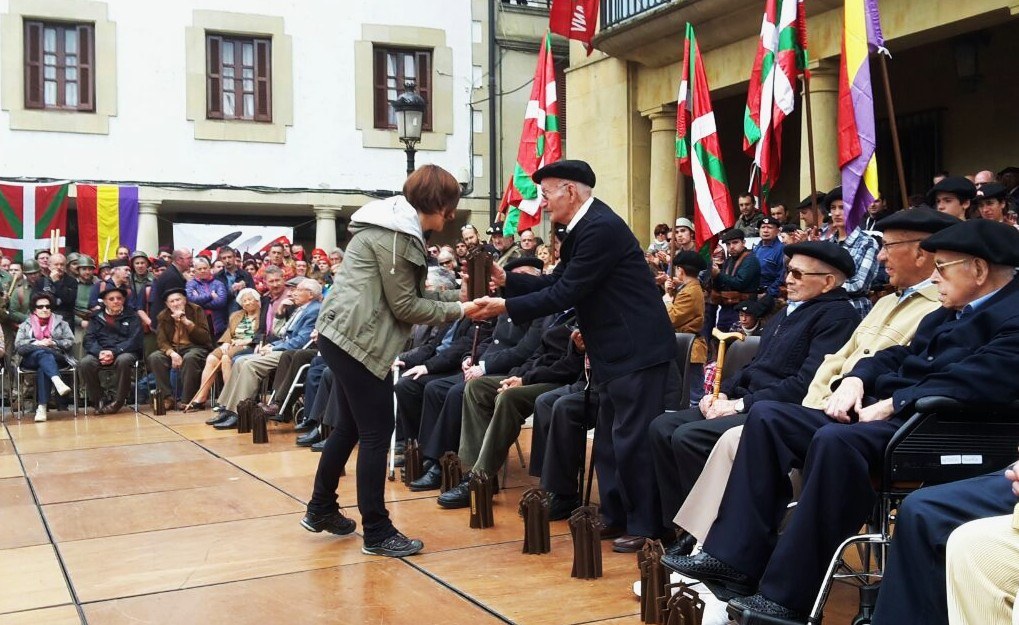 ELA homenajeada en el Día de los Resistentes de Intxorta