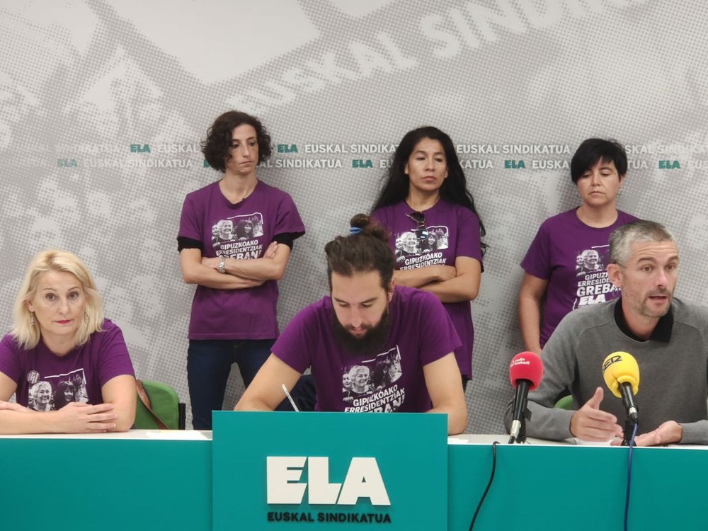 ELA impugnará el convenio de Residencias de Gipuzkoa ante el TSJPV por discriminatorio y antisindical