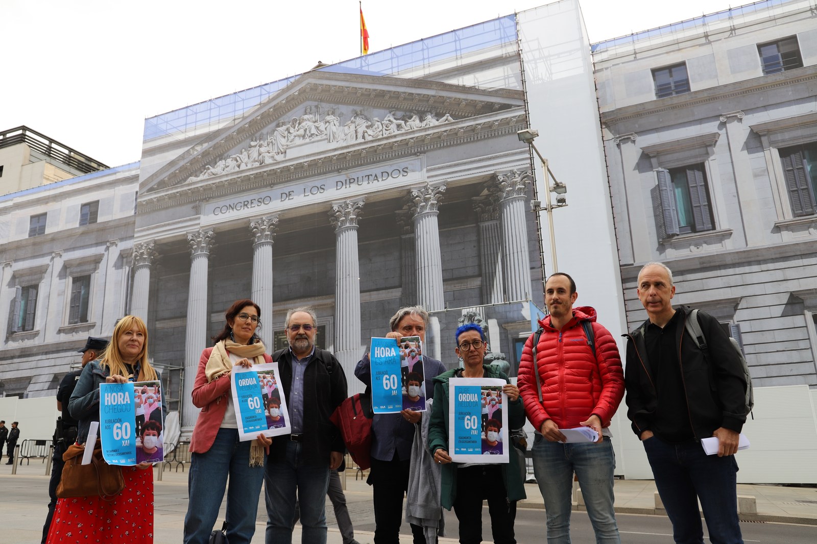 ELA, LAB, CIG e Intersindical catalana solicitan a los partidos políticos con representación en el Congreso que apoyen la jubilación anticipada del personal sanitario y sociosanitario