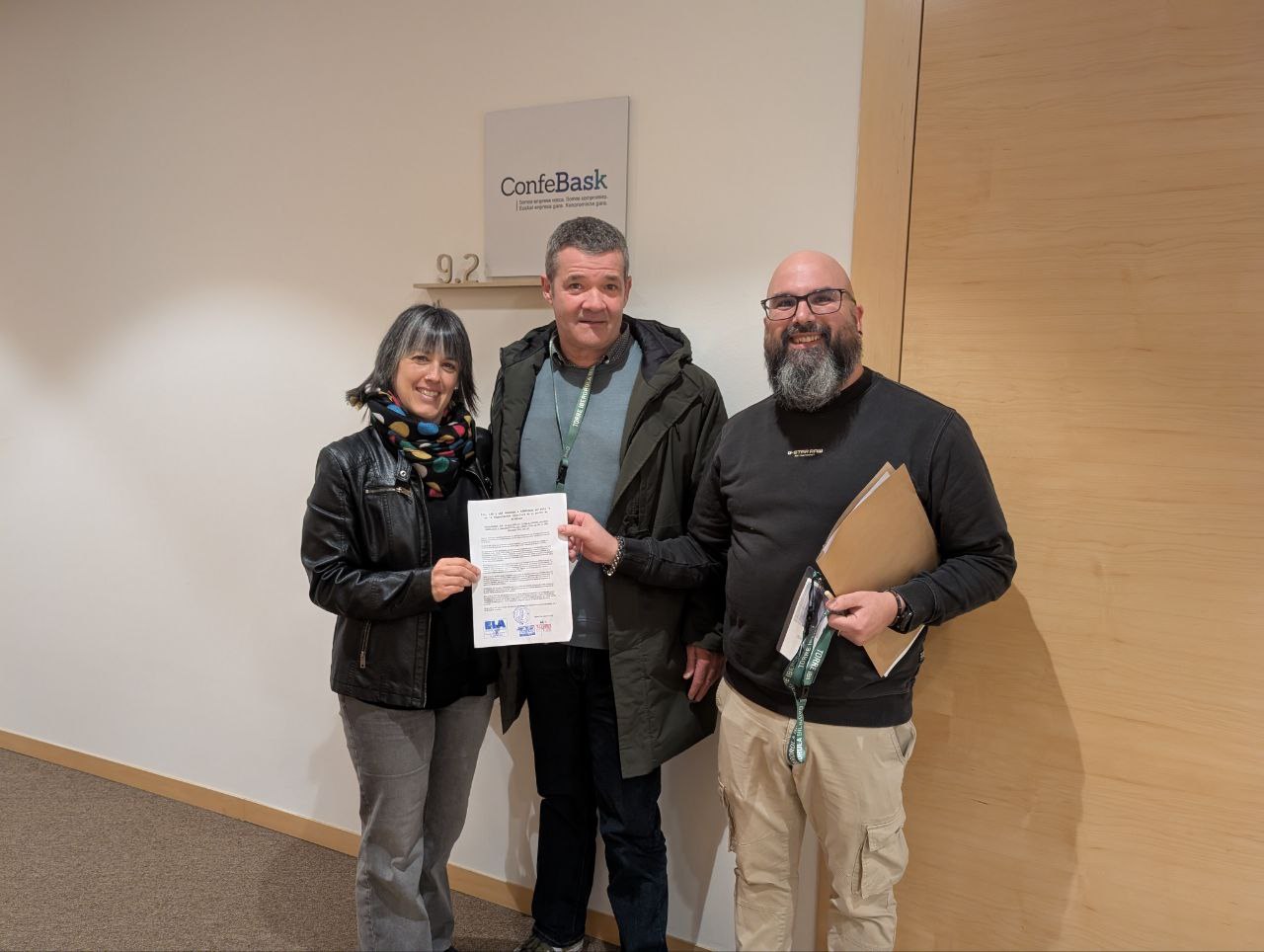 ELA, LAB y UGT demandan a CONFEBASK por mala fe en la negociación colectiva ELA, LAB y UGT demandan a CONFEBASK por mala fe en la negociación colectiva