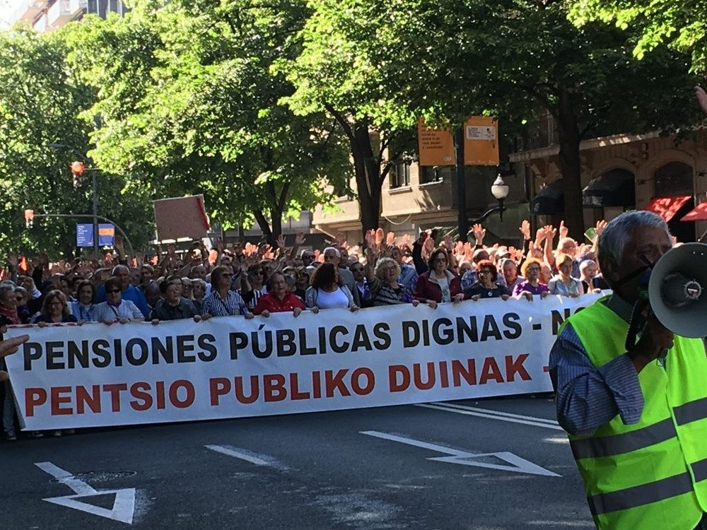 ELA llama a participar el 11 de mayo en las movilizaciones en defensa de las pensiones