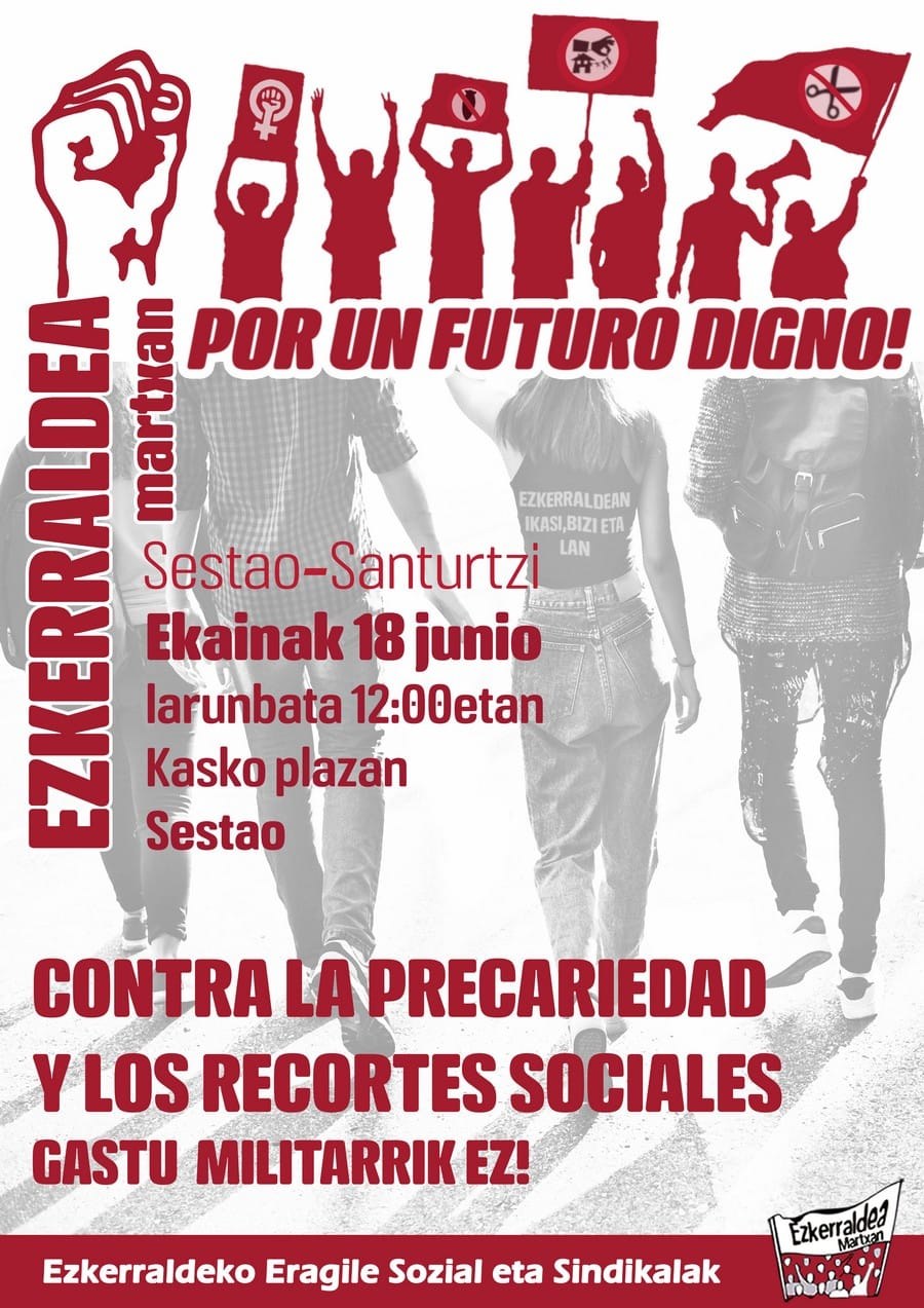 ELA llama a participar en la 29º Martxa Ezkerraldea que se hará el 18 de junio