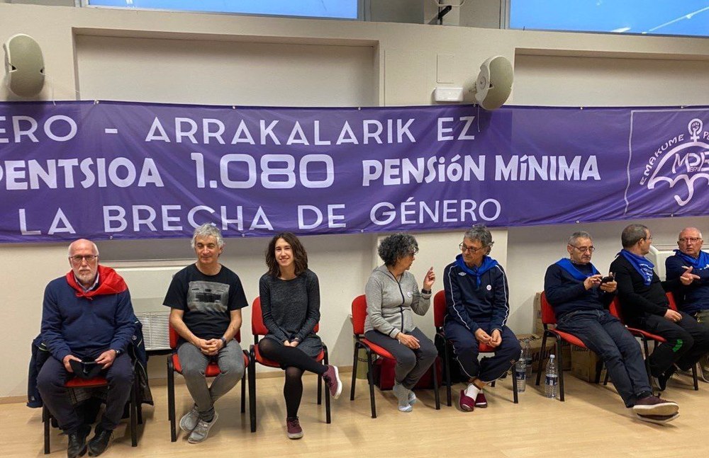 ELA llama a participar este sábado en Bilbao en la manifestación del Movimiento de Pensionistas