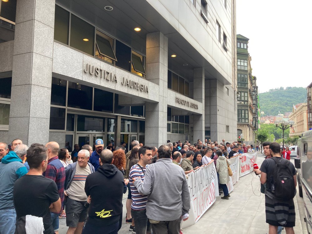 ELA muestra su apoyo y solidaridad con los imputados por la huelga del Metal de Bizkaia del 2019