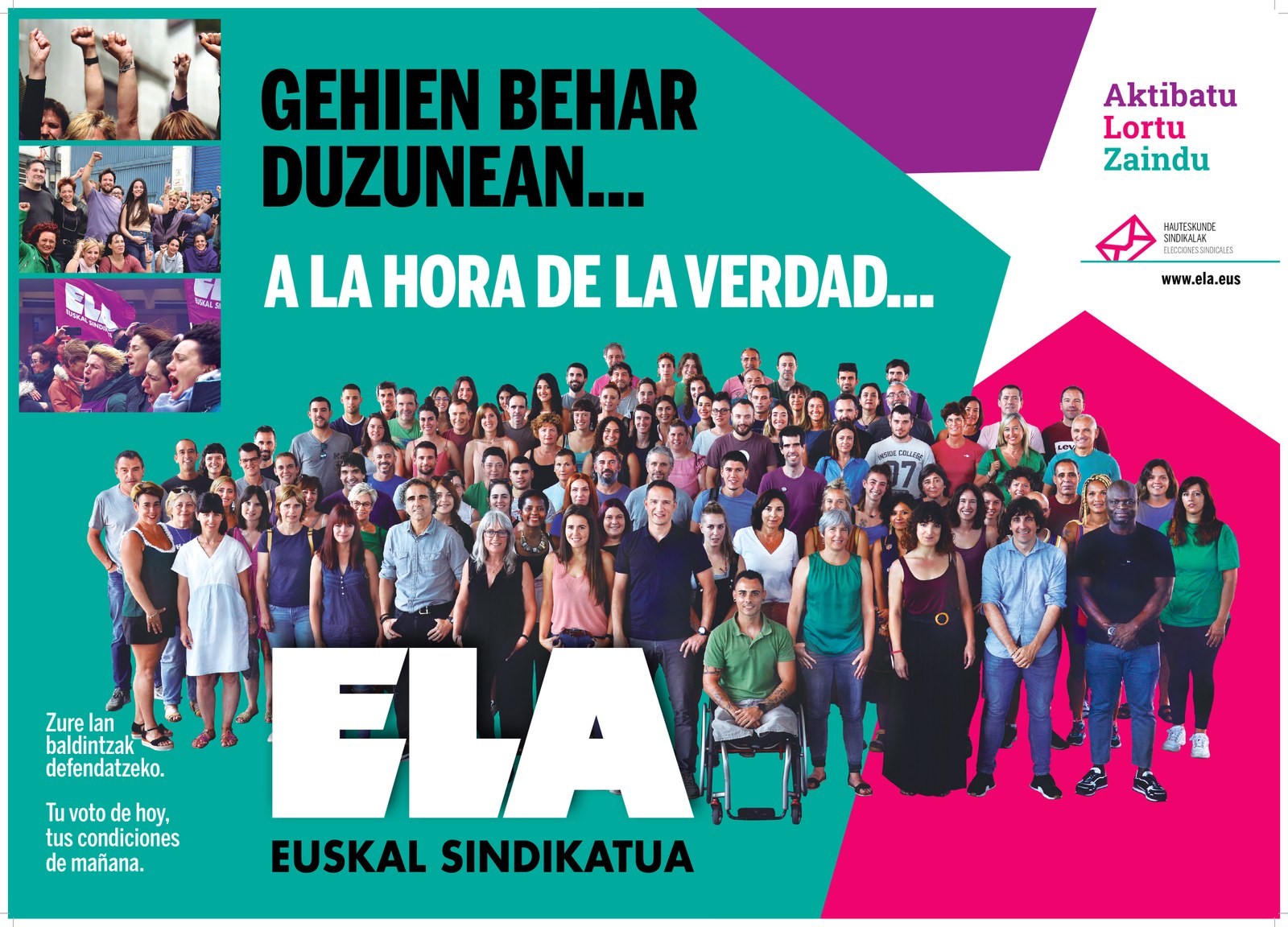 ELA obtiene 70 representantes en 38 empresas más las últimas semanas