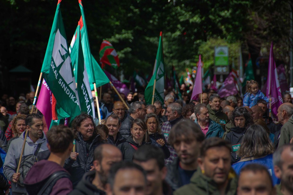 ELA pide a PNV y a EH Bildu que voten a favor de decidir la reducción de jornada en Hego Euskal Herria