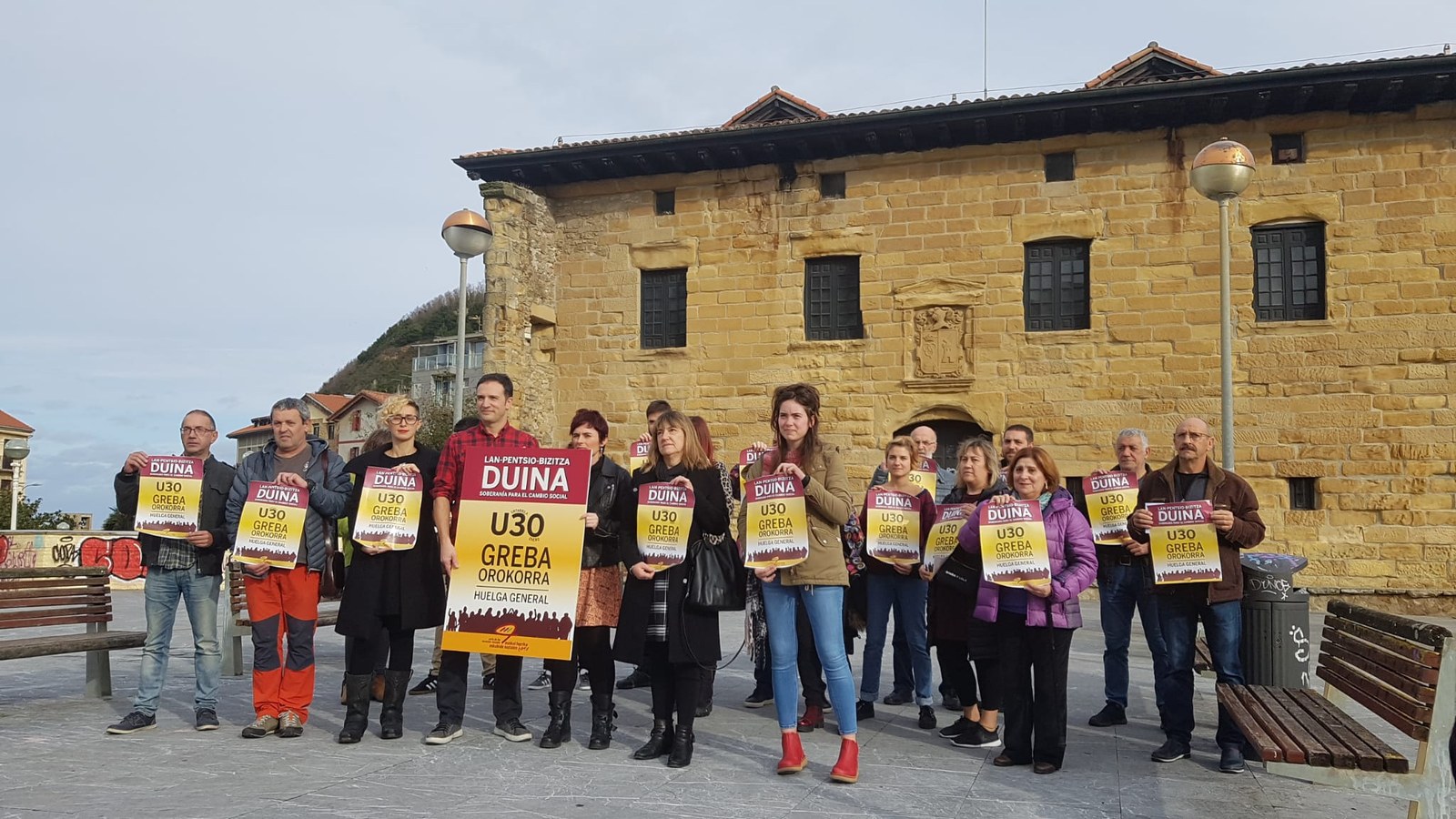 ELA presenta, con la Carta de Derechos Sociales, las reivindicaciones para la huelga general del 30 de enero ELA presenta, con la Carta de Derechos Sociales, las reivindicaciones para la huelga general del 30 de enero