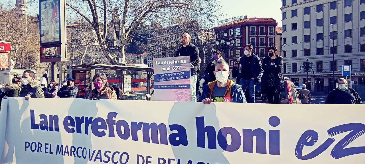 ELA recuerda que “la forma más eficaz de derogar la reforma laboral es votar no; eso pedimos a PNV y Bildu”
