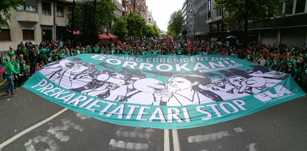 ELA responde a CEBEK que existe una decena de residencias con las 35 horas en Bizkaia