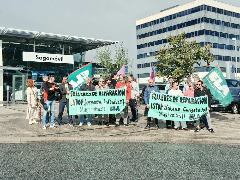ELA se moviliza contra el bloqueo de la patronal en la negociación del convenio