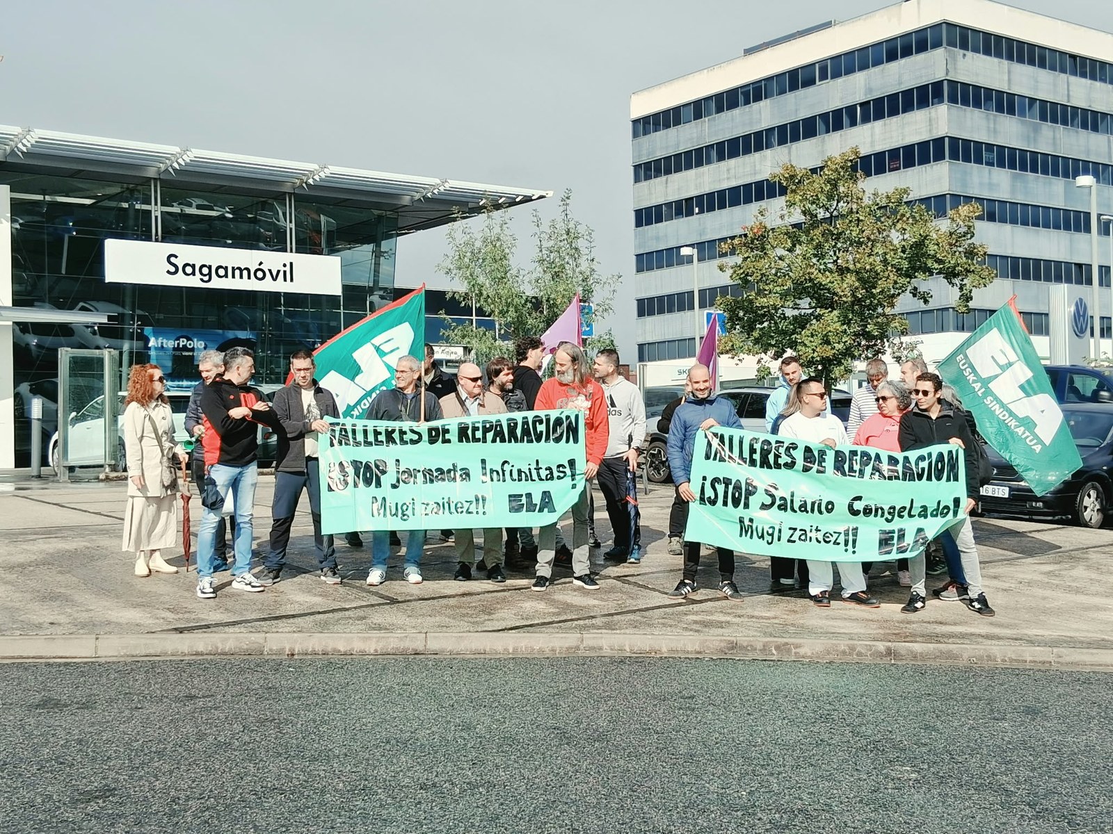 ELA se moviliza contra el bloqueo de la patronal en la negociación del convenio