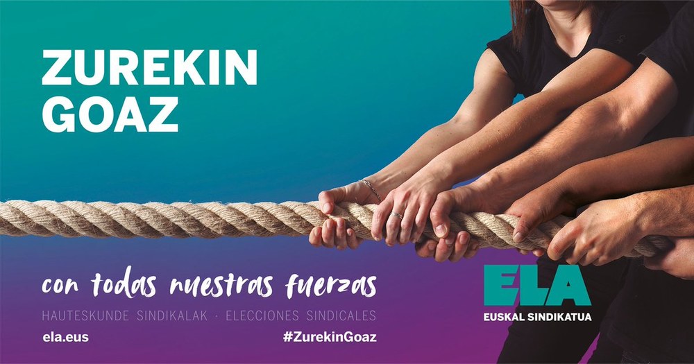 ELA suma 40 representantes más en las elecciones sindicales realizadas estos últimos días en 28 empresas