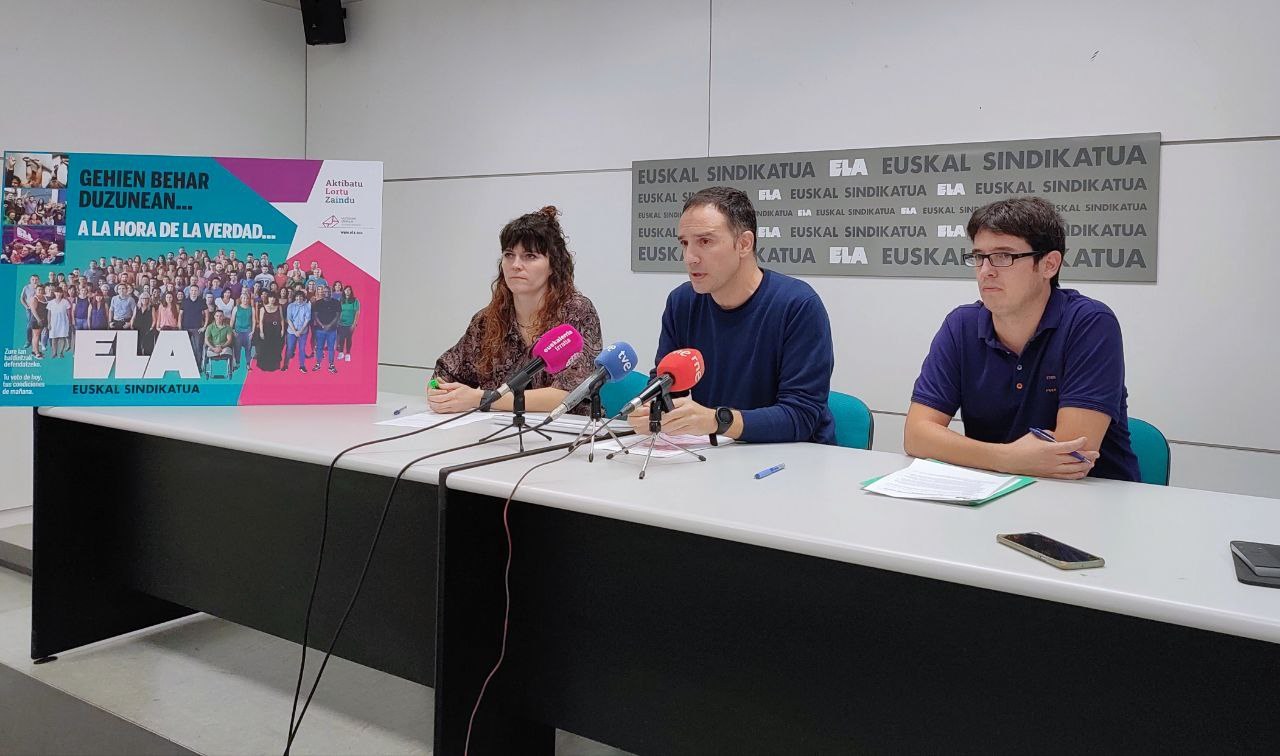 ELA supera los 1.500 representantes por primera vez y está a menos de 90 de ser primer sindicato en Navarra