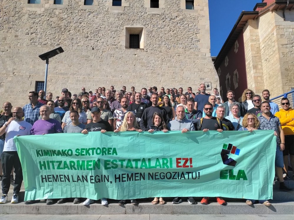 ELA volverá a reivindicar que las condiciones laborales se decidan en Hego Euskal Herria