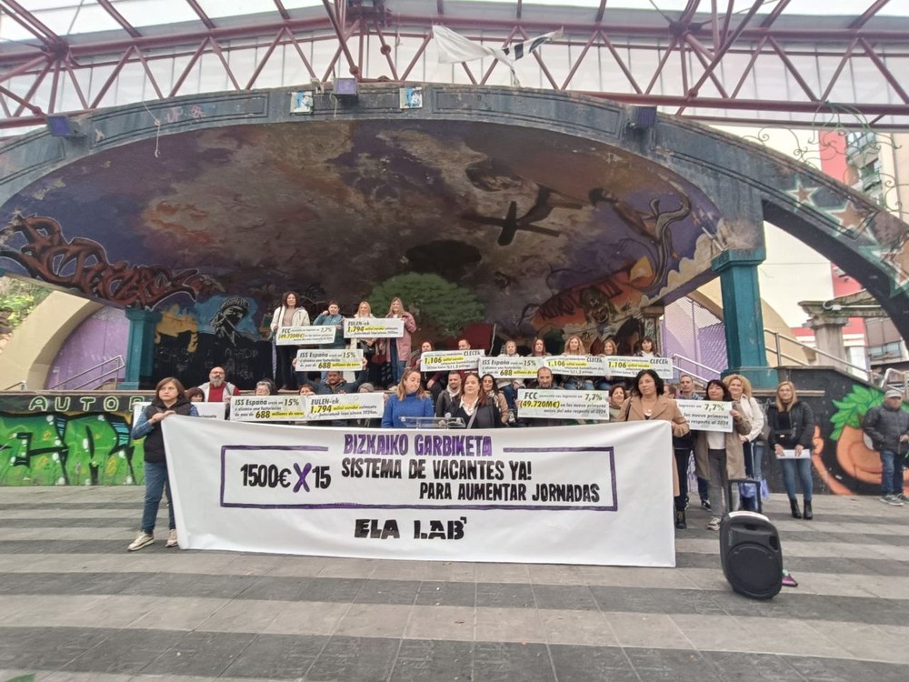 ELA y LAB convocan tres jornadas de huelga