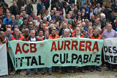 ELA y LAB exigen a Arcelor Mittal futuro para la ACB