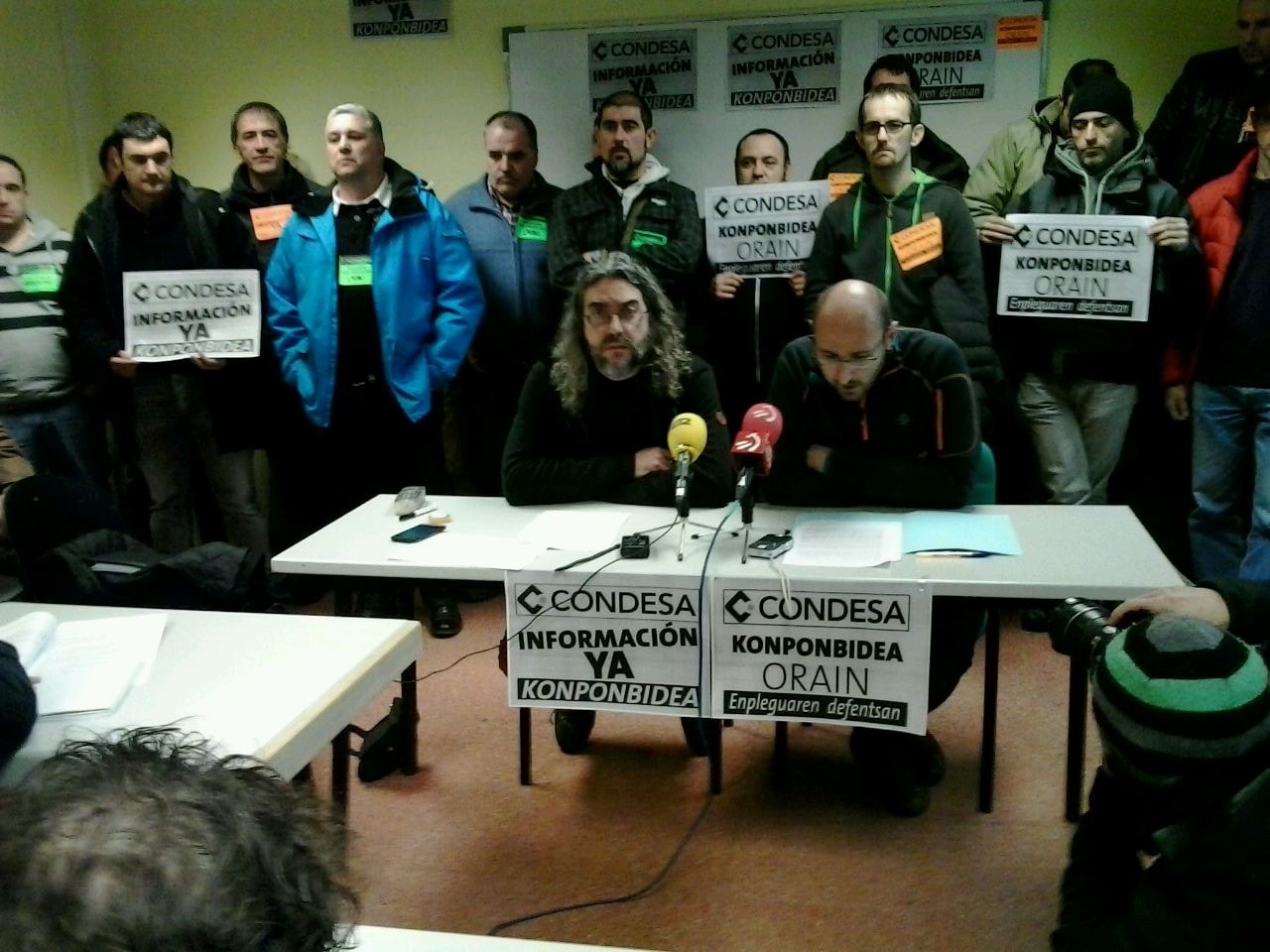 ELA y LAB plantean movilizaciones en Condesa