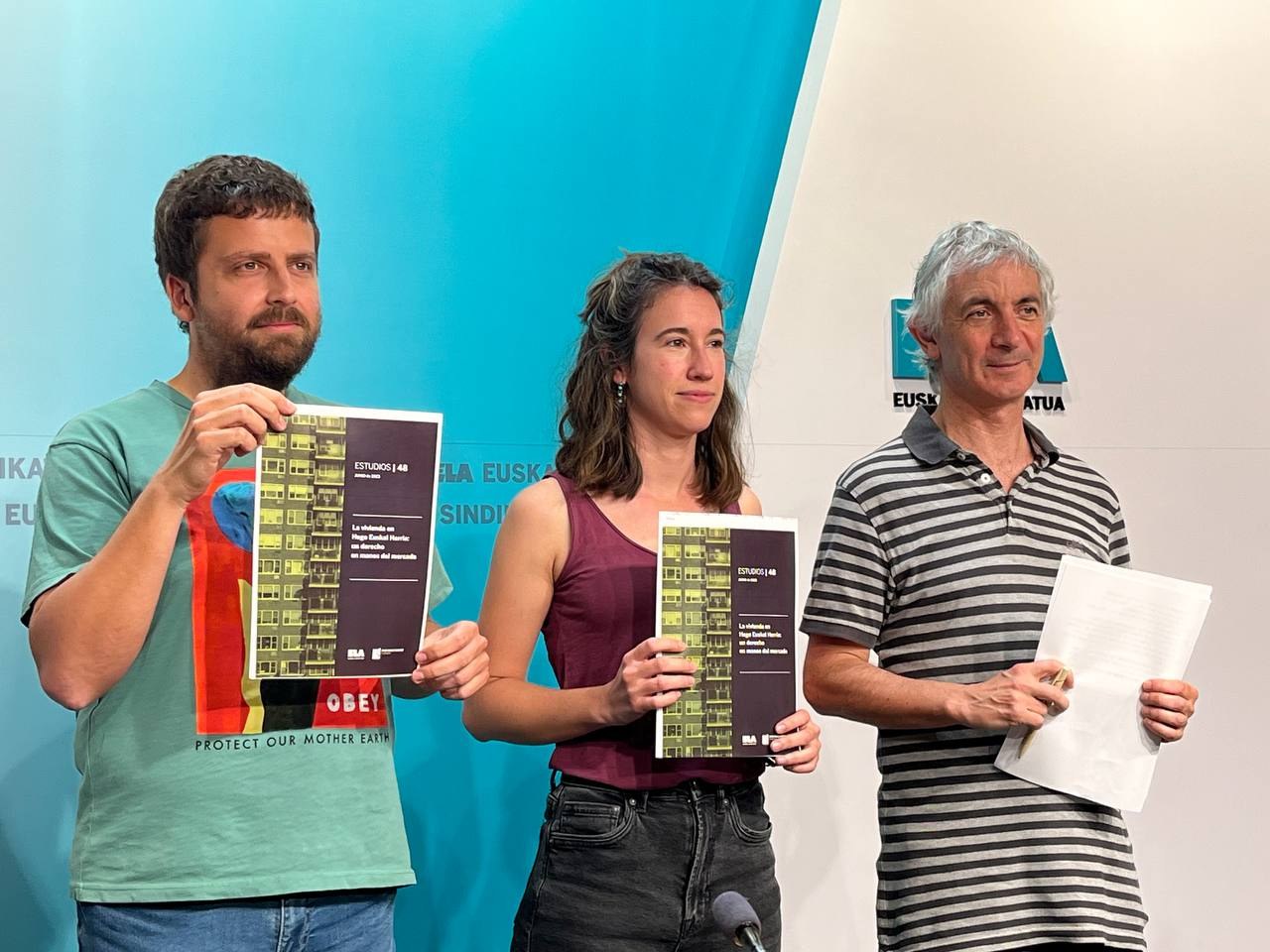 En las capitales de Hego Euskal Herria no hay viviendas habitables en alquiler por menos de 600 euros, el 30% del salario medio