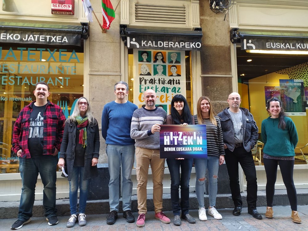 En marcha la dinámica “HITZEKIN. Euskara gratis para todas las personas”