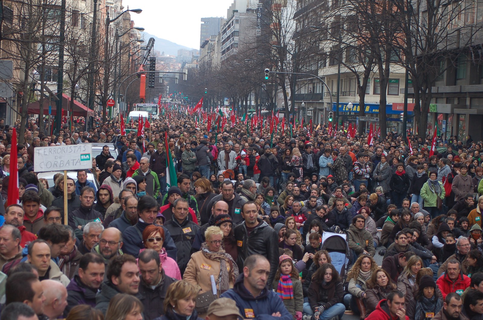 Éxito de la huelga contra el recorte de las pensiones