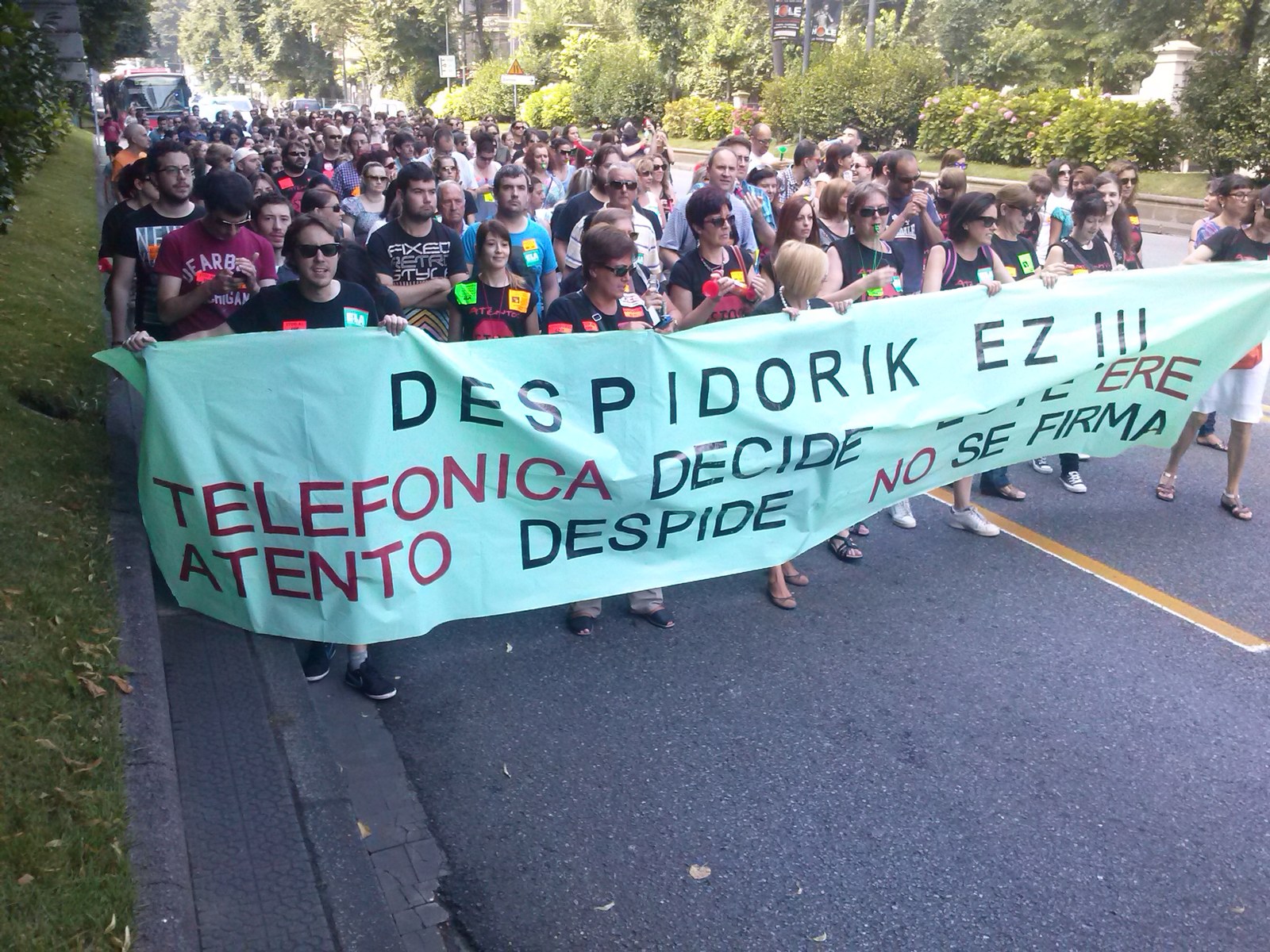 Exitosa huelga en Atento